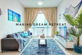 Coastal Gem Retreat with 50 inch TV for 6Pax Near Sunway Lagoon 2R2B